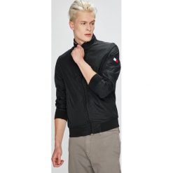 Tommy Hilfiger - Kurtka. Czarne kurtki męskie bomber TOMMY HILFIGER, l, z elastanu. Za 799,90 zł.