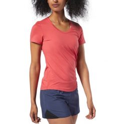 Reebok Workout Ready Speedwick Koszulka Czerwony. Czerwone topy damskie Reebok, s, bez wzorów, z elastanu, z krótkim rękawem. Za 107,95 zł.