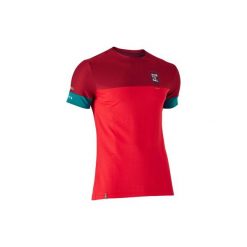 Koszulka FF100 Portugalia. Czerwone t-shirty męskie KIPSTA. Za 44,99 zł.