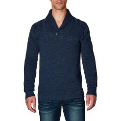 Golfy męskie: Sweter w kolorze granatowym
