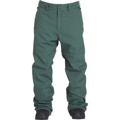 Spodnie narciarskie "Tuck" w kolorze ciemnozielonym. Zielone spodnie męskie Billabong, xl, w paski, z materiału. W wyprzedaży za 385,95 zł.