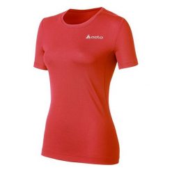 Odlo Koszulka damska s/s v-neck VIVIAN r. S (241161). Czerwone topy sportowe damskie marki Odlo, s. Za 189,95 zł.
