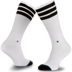 Skarpety Wysokie Unisex STANCE - Boneless M3304BON White. Białe skarpetki męskie marki Stance, z bawełny. Za 79,00 zł.