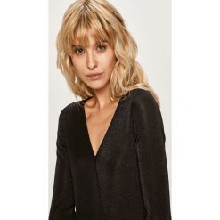 Vero Moda - Bluzka. Bluzki damskie Vero Moda, s, bez wzorów, z dzianiny, eleganckie, bez kołnierzyka, z długim rękawem. W wyprzedaży za 59,90 zł.