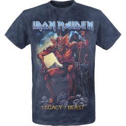 T-shirty męskie: Iron Maiden Legacy of the Beast 2 T-Shirt szary/granatowy