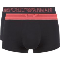 Emporio Armani 2-pack Bokserki Czarny. Czarne bokserki męskie Emporio Armani, bez wzorów, z elastanu. Za 249,95 zł.