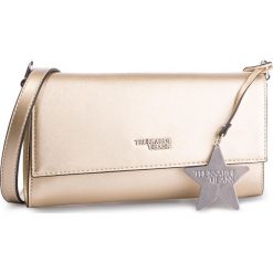 Torebka TRUSSARDI JEANS - T-Easy Star Clutch 75B00673 M050. Żółte listonoszki damskie Trussardi Jeans, bez wzorów, z jeansu, retro, bez dodatków. W wyprzedaży za 259,00 zł.