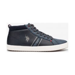 U.S. Polo Assn Varan1 Tenisówki Niebieski. Niebieskie trampki męskie U.S. Polo Assn., bez wzorów, z materiału, bez zapięcia. Za 343,95 zł.