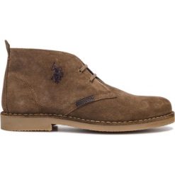 U.S. Polo Assn Amadeus18 Półbuty Brązowy. Pomarańczowe półbuty męskie U.S. Polo Assn., bez wzorów, ze skóry, bez zapięcia. Za 447,95 zł.