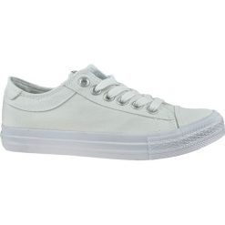 Lee Cooper LCWL-20-31-014. Białe trampki i tenisówki damskie Lee Cooper, bez wzorów, z tkaniny, bez zapięcia. W wyprzedaży za 99,99 zł.