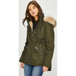 Vero Moda - Parka. Niebieskie kurtki damskie Vero Moda, s, bez wzorów, z poliesteru, długie, z kapturem. W wyprzedaży za 199,90 zł.