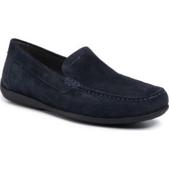 Mokasyny GEOX - U Ascanio A U020WA 00022 C4002 Navy. Niebieskie mokasyny męskie Geox, na co dzień, bez wzorów, ze skóry, klasyczne, bez zapięcia. Za 349,00 zł.