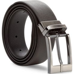 Pasek Męski TRUSSARDI JEANS - Belt Saffiano 71L00004 95 B220. Brązowe paski męskie Trussardi Jeans, w paski, z jeansu. W wyprzedaży za 229,00 zł.