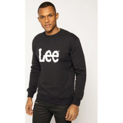 Bluza Lee Basic Crew Logo L80XTJ01. Czarne bluzy męskie Lee, m, bez wzorów, z bawełny, bez kołnierzyka, bez rękawów, bez kaptura. Za 219,00 zł.