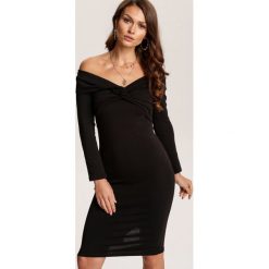 Czarna Sukienka Rhelvia. Czarne sukienki damskie Renee, xl, bez wzorów, bez kołnierzyka, bez rękawów, mini. Za 89,99 zł.