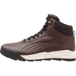 Puma DESIERTO SNEAKER L Tenisówki i Trampki wysokie chocolate brown. Brązowe trampki męskie Puma, z materiału. W wyprzedaży za 254,25 zł.