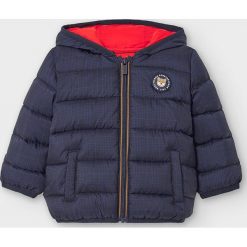 Mayoral - Kurtka dziecięca 68-98 cm. Niebieskie kurtki chłopięce Mayoral, bez wzorów, z poliesteru, krótkie, z kapturem. Za 175,90 zł.