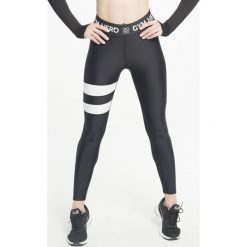 Gym Hero - Legginsy White Stripes. Białe legginsy sportowe damskie marki Gym Hero, l, z dzianiny. W wyprzedaży za 129,90 zł.
