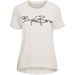 Björn Borg Koszulka Damska Tee Dessi 38 Kremowy. Białe koszulki damskie Björn Borg, bez wzorów, bez kołnierzyka. Za 135,00 zł.