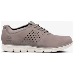 Timberland Bradstreet Perf'd Pt Ox buty męskie, szary, rozmiar 44. Szare buty sportowe męskie Timberland, ze skóry, bez zapięcia. W wyprzedaży za 263,99 zł.