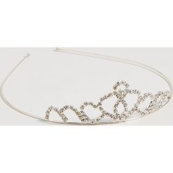Diadem z cyrkoniami - Jasny szary. Szare diademy Sinsay. Za 12,99 zł.
