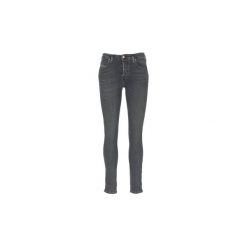 Jeansy slim fit Diesel BABHILA. Szare jeansy damskie Diesel, bez wzorów, z jeansu. Za 527,20 zł.
