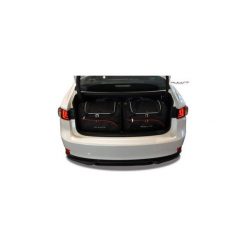 LEXUS IS H, 2013- TORBY DO BAGAŻNIKA 4 SZT KJUST - 7025004. Czarne torby podróżne KJUST, bez wzorów, z kauczuku, klasyczne. Za 999,00 zł.