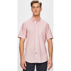 Pierre Cardin - Koszula. Czerwone koszule męskie Pierre Cardin, s, bez wzorów, z bawełny, casualowe, button down, z krótkim rękawem. W wyprzedaży za 199,90 zł.