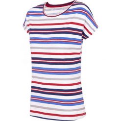 T-shirt damski Everhill TSD706 - czerwony allover - Outhorn. Czerwone koszulki damskie EVERHILL, bez wzorów, bez kołnierzyka, bez rękawów. W wyprzedaży za 24,99 zł.