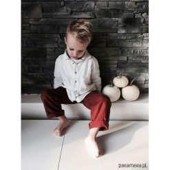 Linnen pants. Czerwone t-shirty chłopięce marki Pakamera, z gumy. Za 149,00 zł.