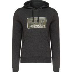 Bluza EA7 EMPORIO ARMANI. Szare bluzy męskie EA7 Emporio Armani, bez wzorów, z dresówki, z kapturem, bez rękawów, z kapturem. W wyprzedaży za 336,00 zł.