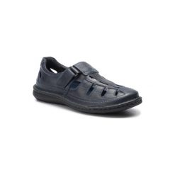 GO SOFT MI08-C507-350-01. Pomarańczowe sandały męskie GO SOFT, ze skóry, bez zapięcia. Za 179,99 zł.