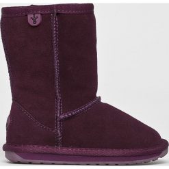 Emu Australia - Śniegowce dziecięce Wallaby Lo. Fioletowe botki dziewczęce EMU Australia, z okrągłym noskiem, bez zapięcia. Za 299,90 zł.