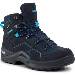 Trekkingi LOWA - Kody III Gtx Mid Junior GORE-TEX 350099 Navy/Turquoise 6969. Niebieskie śniegowce dziewczęce Lowa. W wyprzedaży za 409,00 zł.