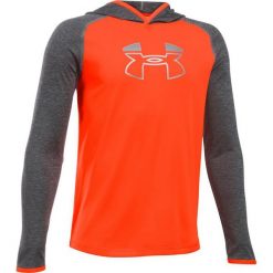 Bluzy męskie: Under Armour Bluza męska Tech Block Hoody pomarańczowa r. M (1290320-296)