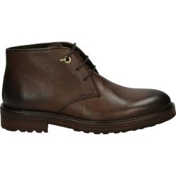 Botki męskie - 5161962 BROWN. Brązowe bez kategorii Venezia, ze skóry. Za 469,00 zł.