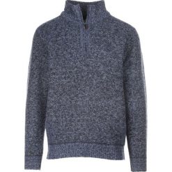 Granatowy Golf Isirryss. Niebieskie bluzy męskie Born2be, xl, bez wzorów, z golfem, bez rękawów, bez kaptura. Za 69,99 zł.