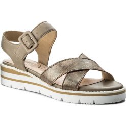 Sandały CAPRICE - 9-28700-20 Taupe Multi 344. Pomarańczowe klapki damskie Caprice, bez wzorów, ze skóry, bez obcasa, na obcasie. W wyprzedaży za 189,00 zł.