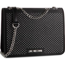 Torebka LOVE MOSCHINO - JC4067PP18LJ0000 Nero. Czarne torebki klasyczne damskie Love Moschino, bez wzorów, z materiału, eleganckie, bez dodatków. Za 639,00 zł.
