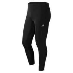 Legginsy do biegania męskie NEW BALANCE ACCELERATE TIGHT / MP53063BK. Spodnie męskie New Balance, m, bez wzorów. Za 124,99 zł.