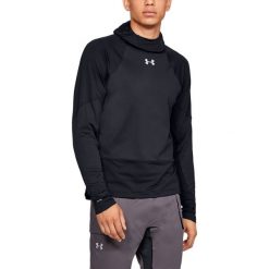 Bluza Under Armour UA ColdGear Reactor Windstopper Balaclava M Czarna. Czarne bluzy męskie Under Armour, m, bez wzorów, z tkaniny, sportowe, z kapturem, bez rękawów, bez kaptura. Za 399,99 zł.