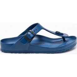 Birkenstock - Japonki Gizeh. Niebieskie kapcie męskie Birkenstock, z materiału, bez zapięcia. W wyprzedaży za 159,90 zł.