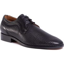 Półbuty SALAMANDER - Steen 31-57418-01 Black. Czarne buty wizytowe męskie Salamander, bez wzorów, ze skóry, eleganckie, bez zapięcia. Za 429,00 zł.