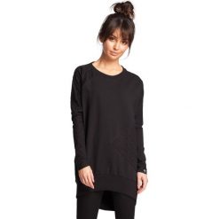 JAZMINE Bluza z koronką - czarna. Czarne bluzy damskie BE, s, w koronkowe wzory, z koronki, bez rękawów, bez kaptura. Za 179,90 zł.