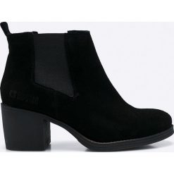 Big Star - Botki. Czarne buty zimowe damskie BIG STAR, z gumy, retro, z okrągłym noskiem. W wyprzedaży za 179,90 zł.