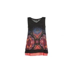 Topy na ramiączkach / T-shirty bez rękawów Desigual VERONA. Brązowe topy damskie Desigual, l. Za 219,00 zł.