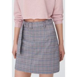 Spódnica mini w kratę - Wielobarwny. Spódniczki damskie Sinsay, s, mini. Za 39,99 zł.