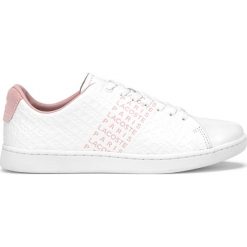 Lacoste Carnaby Tenisówki Biały Wielokolorowy. Białe trampki i tenisówki damskie Lacoste, bez wzorów, ze skóry, bez zapięcia. Za 498,95 zł.