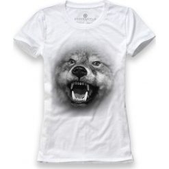 T-shirt damski UNDERWORLD Wolf. Białe koszulki damskie Underworld, l, z bawełny. Za 69,99 zł.