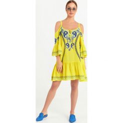 SUKIENKA RAINBOW LONG Sportalm. Sukienki damskie Sportalm, bez wzorów, eleganckie, bez kołnierzyka, bez rękawów. Za 1089,00 zł.